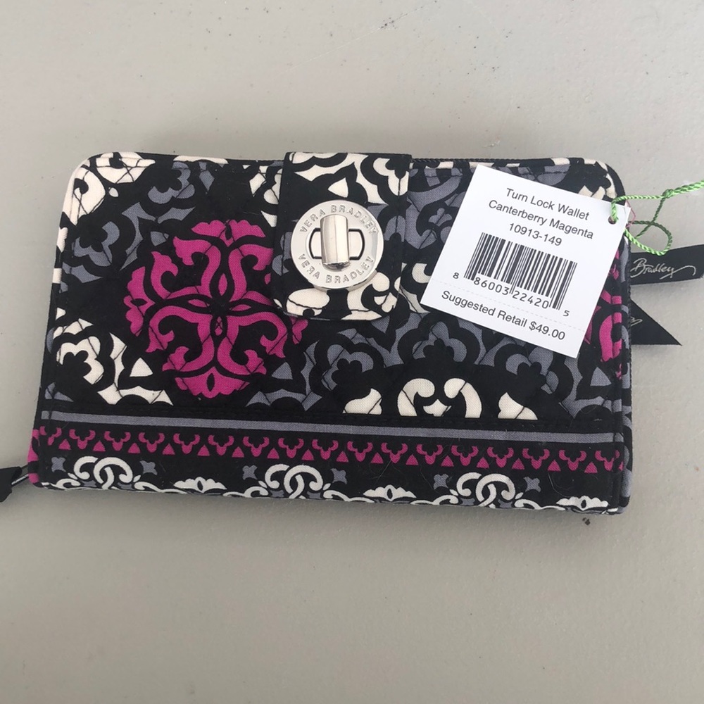 Vera Bradley Turn Lock Wallett